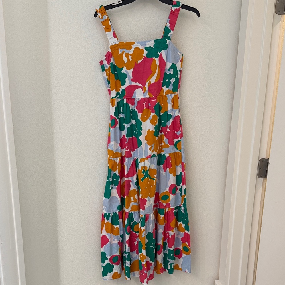 Floral Sleeveless Maxi Dress
